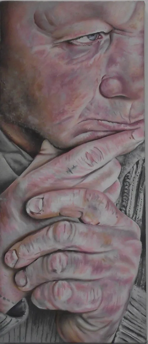 Oil portrait commission of a man